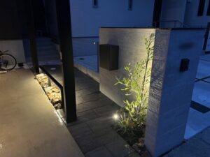 新築外構工事｜門柱